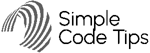 simple code tips high resolution logo grayscale transparent