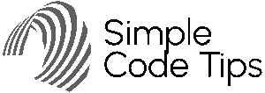 simple code tips high resolution logo grayscale transparent
